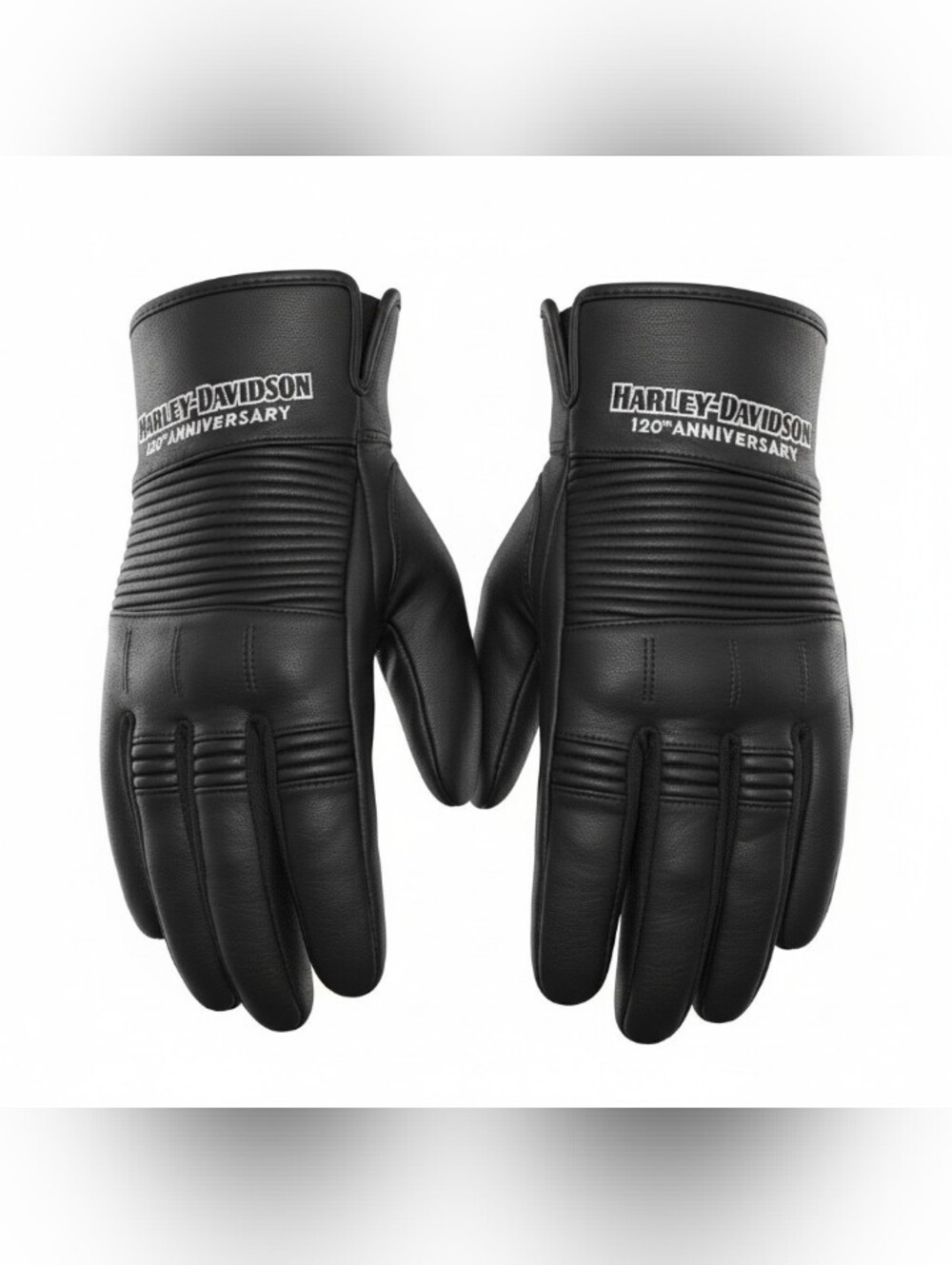 Harley-Davidson 120th Anniversary Revelry Leather Gloves Women's XL 97175-23VW - Picture 2 of 14
